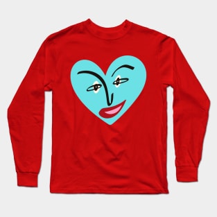 Heart face Long Sleeve T-Shirt